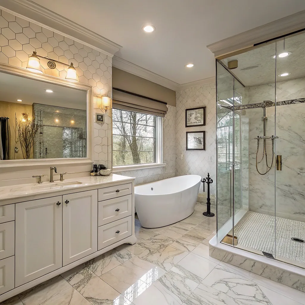 Luxury bathroom remodel